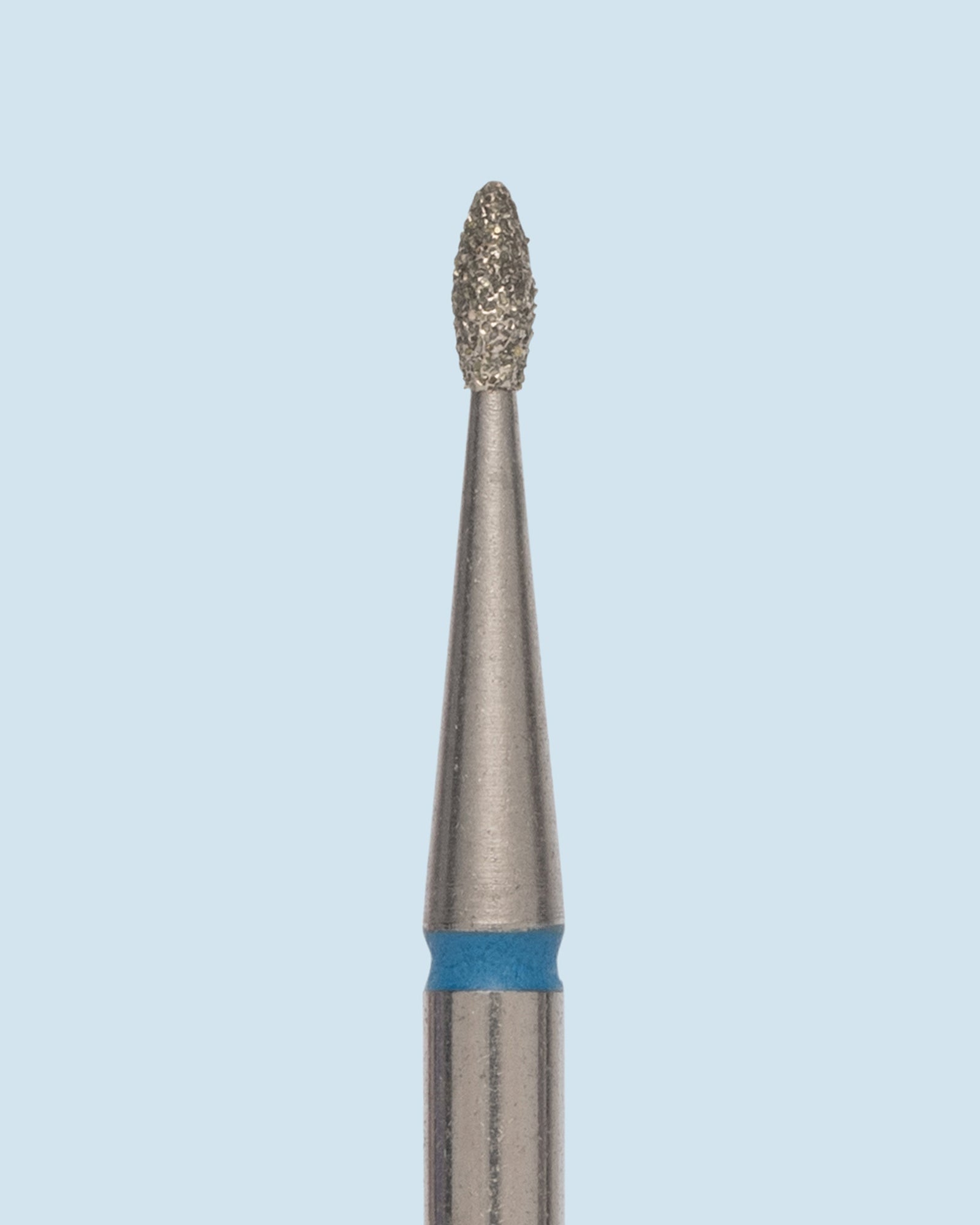 Druppel-vormig diamantbitje geschikt voor cuticle care en precisiewerk.