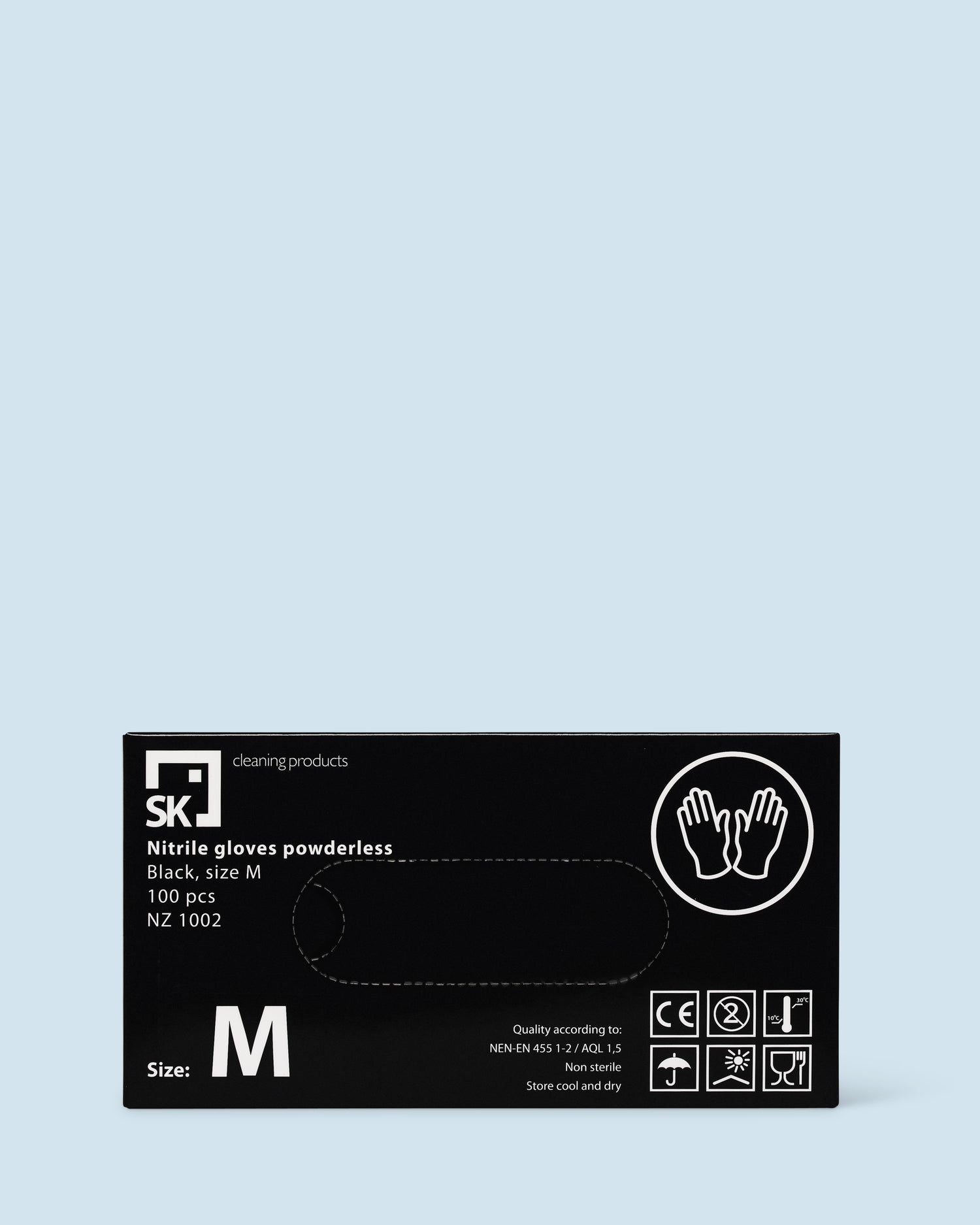 Soft nitril handschoen zwart