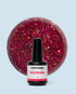 Berry Branch glitter gelpolish 15 ml van The Polished, rijke bessenroze kleur met glinsterende accenten.