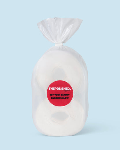 Professionele witte nail wipes The Polished supplies