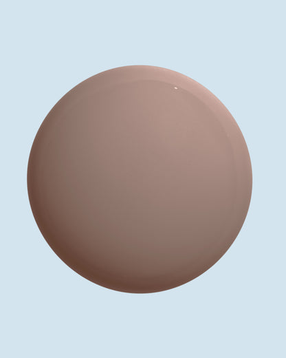 Dark Linnen gelpolish 15 ml van The Polished – elegante beige-taupe kleur met een natuurlijke, stijlvolle look.