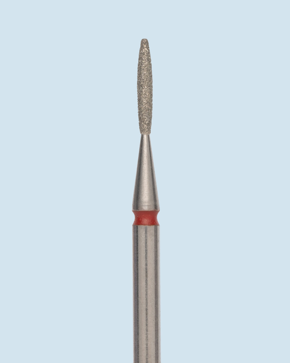 HEAD diamond bur Flame Safe fijn grit vlamvormig diamantbitje met afgeronde, veilige top voor professionele cuticle care.