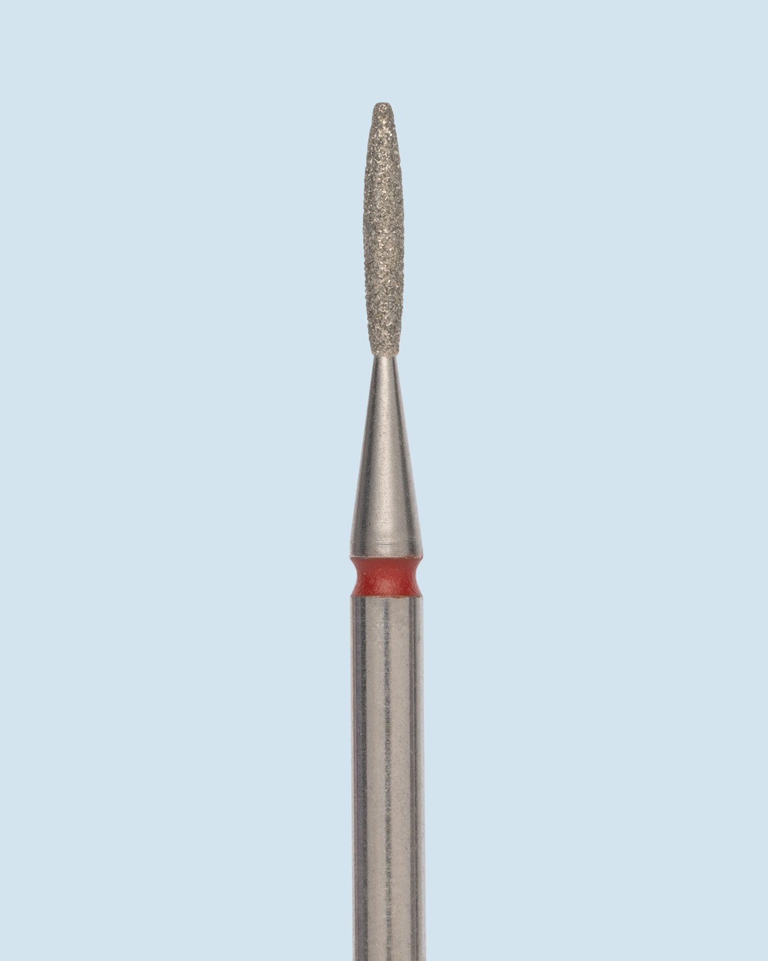 HEAD diamond bur Flame Safe fijn grit vlamvormig diamantbitje met afgeronde, veilige top voor professionele cuticle care.