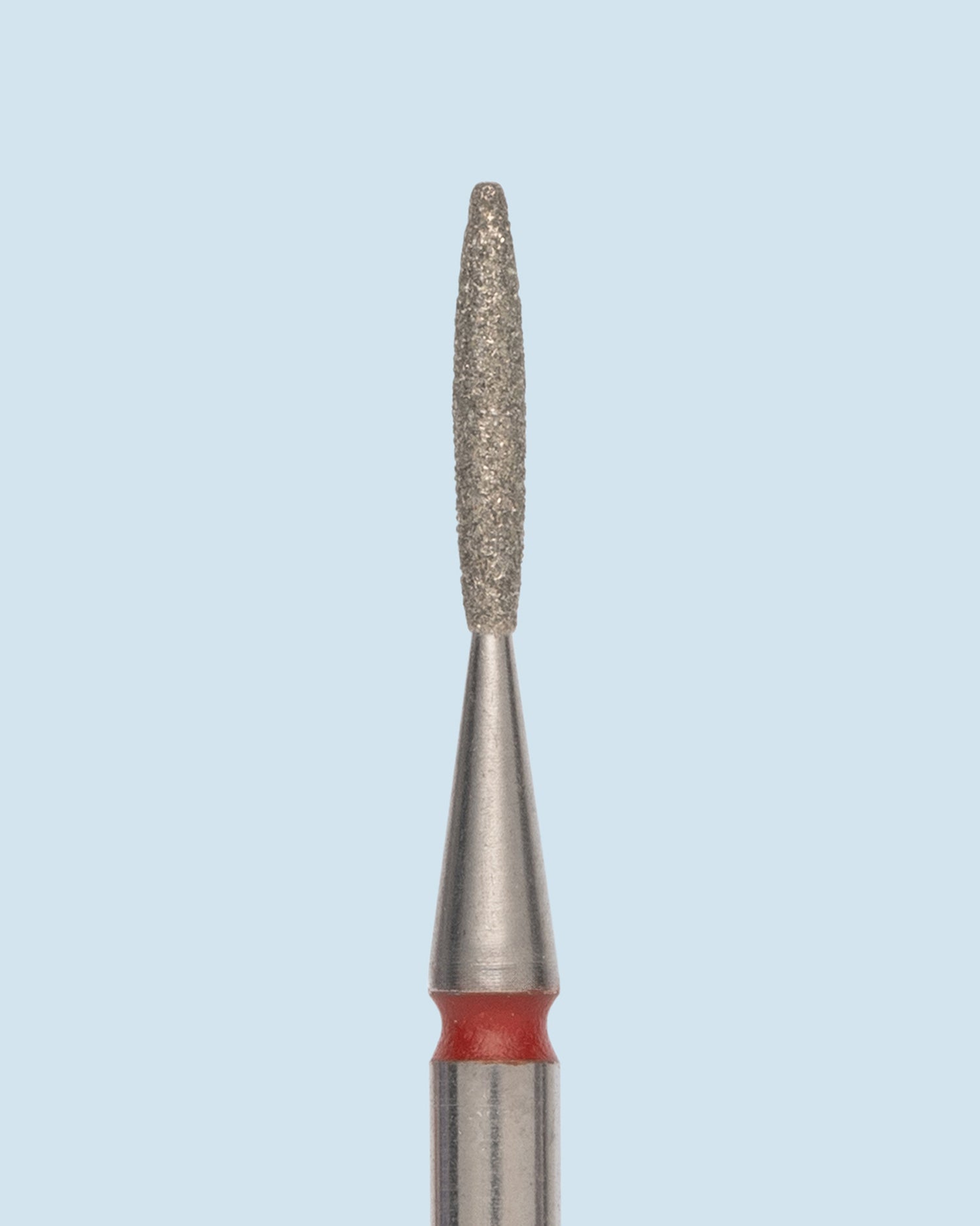 HEAD diamond bur Flame Safe fijn grit vlamvormig diamantbitje met afgeronde, veilige top voor professionele cuticle care.