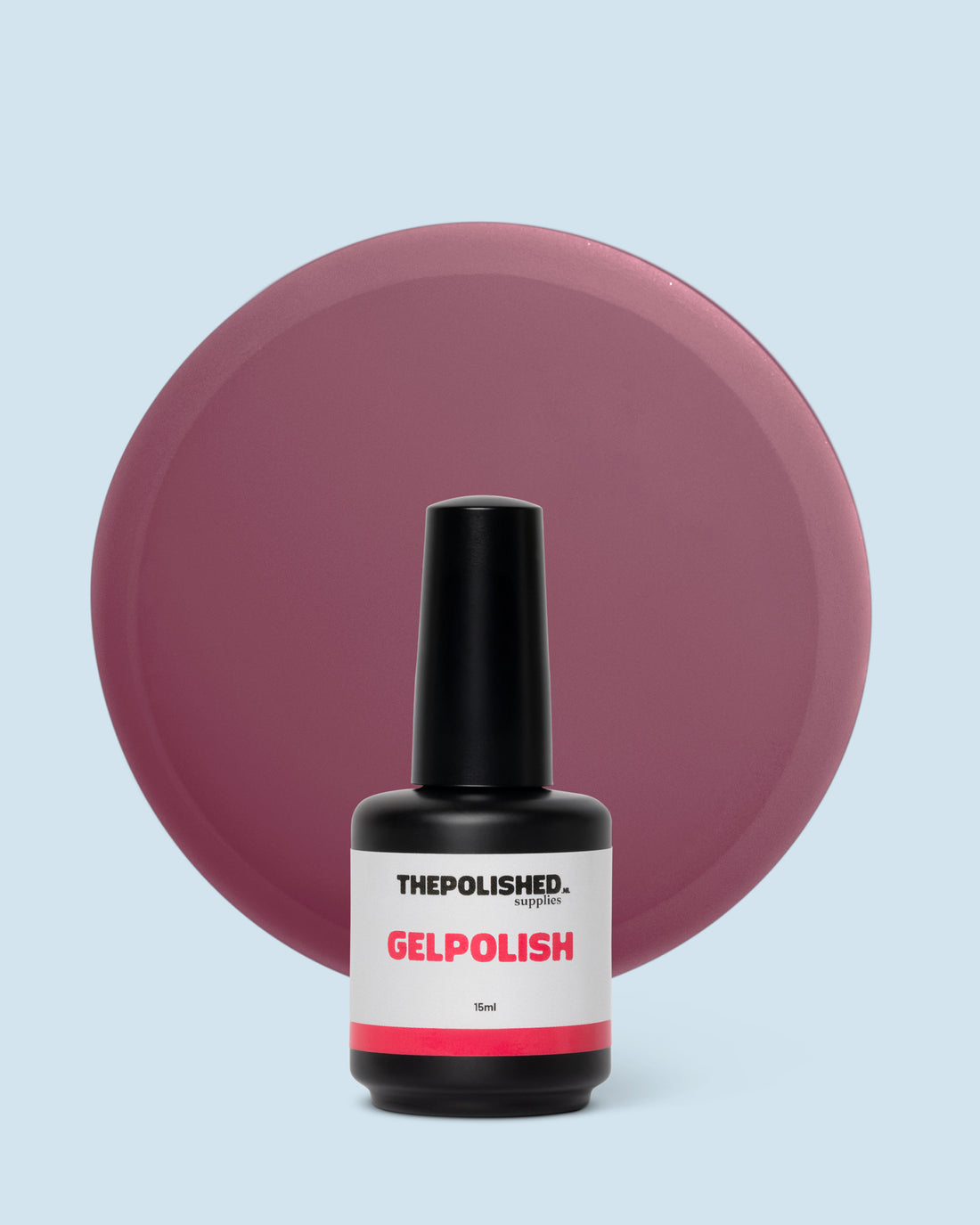 Soft Rosehip gelpolish 15 ml van The Polished – delicate roze kleur met een subtiele, warme uitstraling.