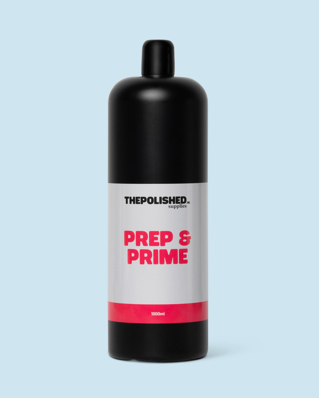 Prep &amp; Prime 1000 ml van The Polished, ideaal voor het ontvetten en voorbereiden van de nagelplaat.