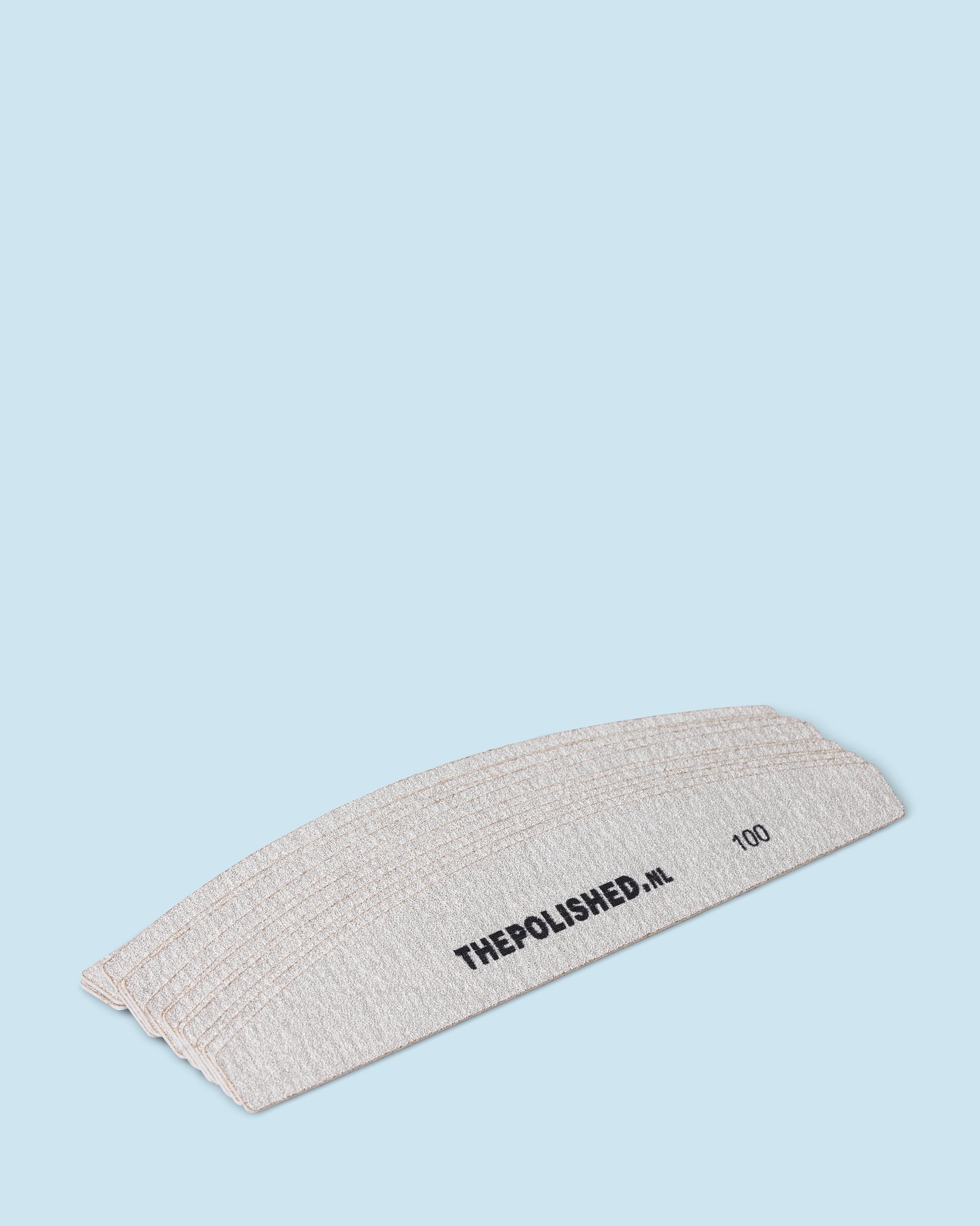 180 grit vijlstrip voor vormgeven en bijwerken van nagels.