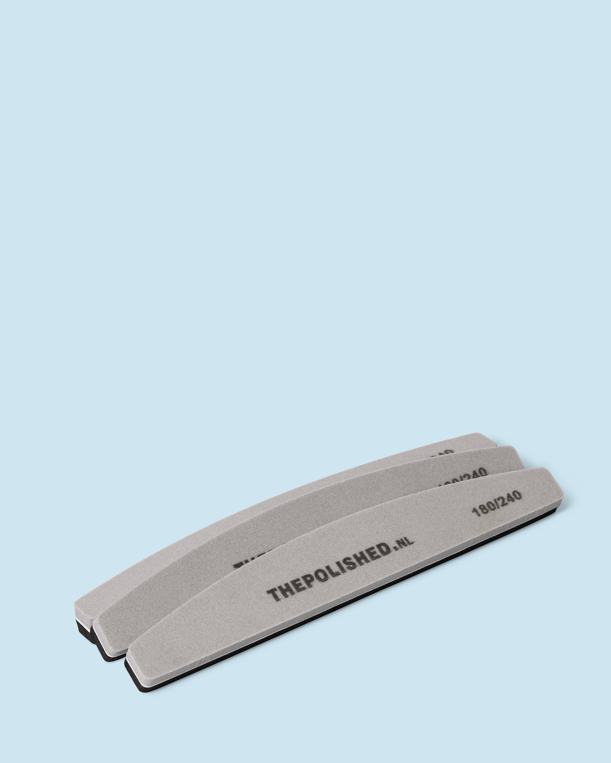 Dubbelzijdige buffer vijl 180/240 grit voor het matteren en verfijnen van nagels.