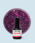 Twilight Blush glitter gelpolish 15 ml van The Polished, roze tint met glinsterende accenten.